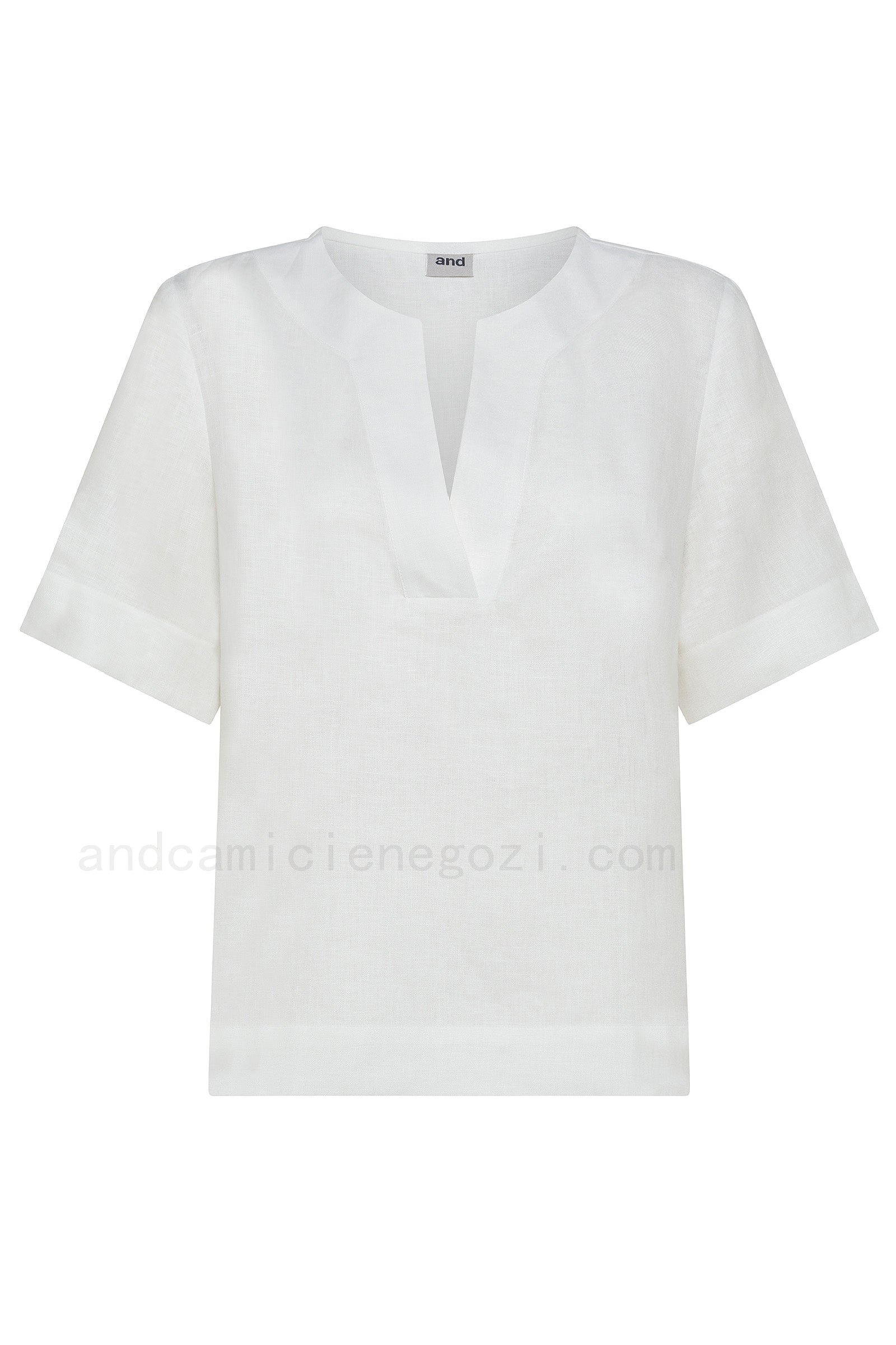 (image for) Vendita Online BLUSA IN PURO LINO F08168866-0487 And Outlet